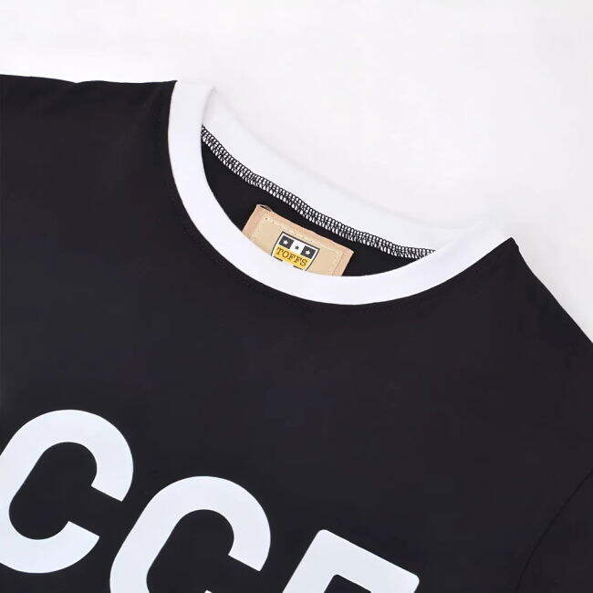 Soviet Union (Cccp) 12Th Man T-Shirt - Black/White Ringer