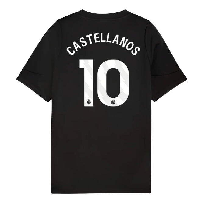 2025-20 Man City Training Soccer Shirt Castellanos #10 L M S Kids