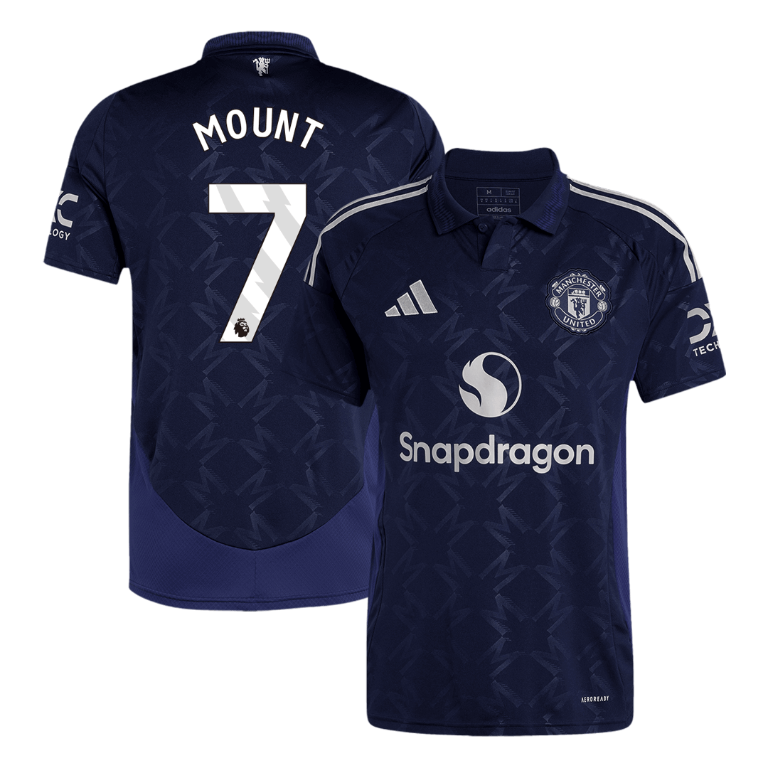MOUNT #7 Manchester United Away  Soccer Jersey 2024/25 Authentic Kit
