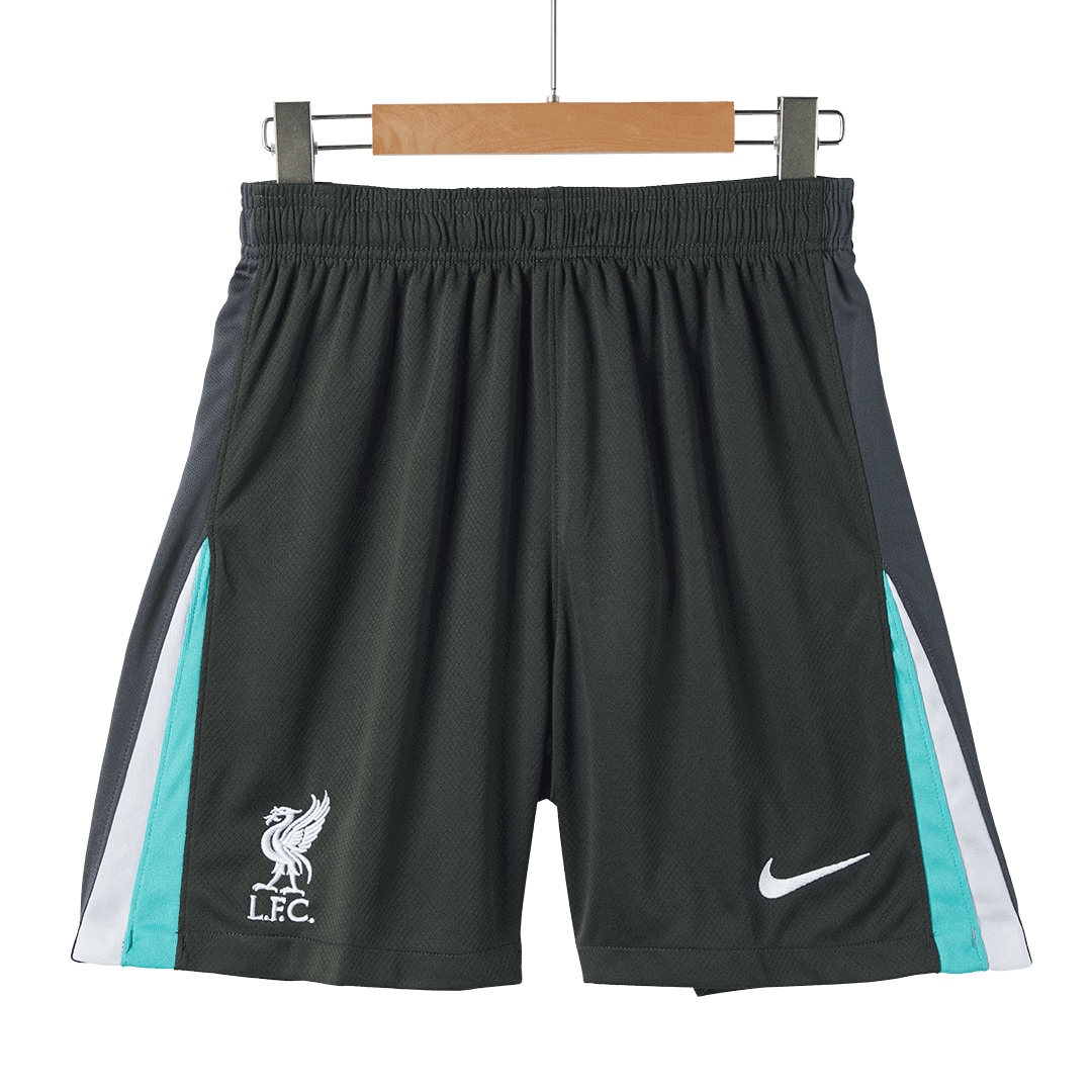 Liverpool Away Soccer Shorts 2024/25 Authentic Kit