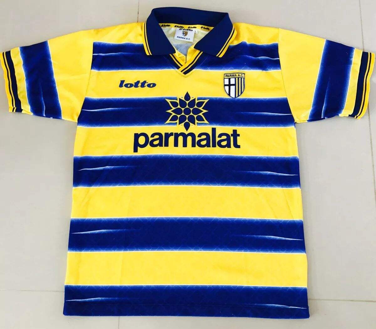 1998-99 PARMA CALCIO 1913 RETRO FOOTBALL SHIRT - Official Replica 3909
