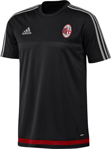 Ac Milan 2015-16 Black Training Shirt - Official Replica 10639