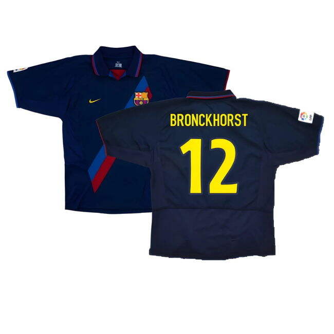 Barcelona 2003-04 Third Shirt ((Very Good) XXL) (Bronckhorst 12)