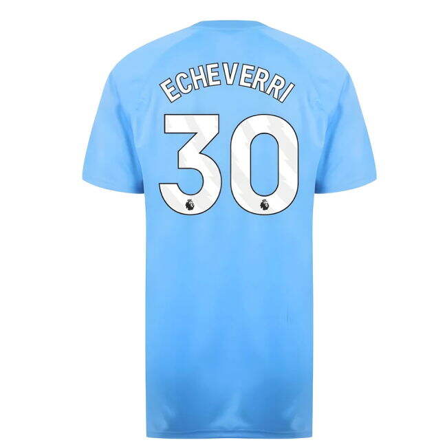 Man City Poly T-Shirt (Blue) (Echeverri 30)
