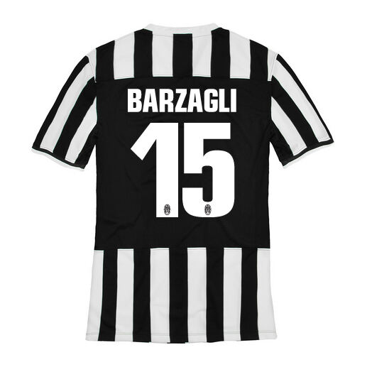 1314 Juventus 15 Barzagli Home Shirt - Official Replica 3191