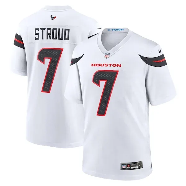 None Stroud Houston Game Jersey - White | NFL Player Jersey | NFL Foot