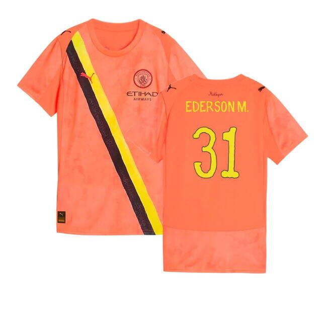 2025-2026 Manchester City CWC Goalkeeper Shirt (Neon Sun) - Womens ...