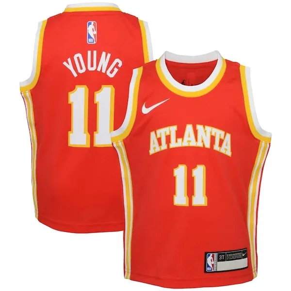 Trae Young ATL Swingman Jersey - exclusive swingman-jersey - Red