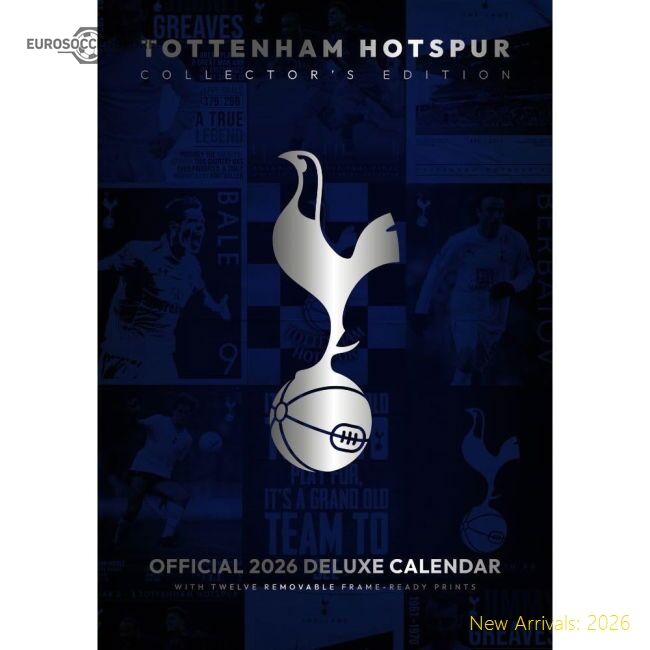 Official Tottenham Hotspur Fc Deluxe Calendar 2026 - Premium Quality