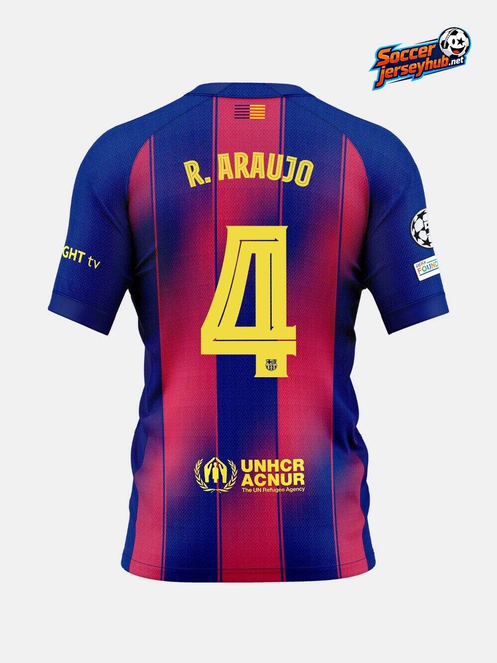 R. ARAUJO 4 | UCL Men's home jersey 25/26 FC Barcelona