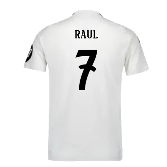 Fan Quality Real Madrid Home Supporter Shirt (Adults) (Raul 7) (1)