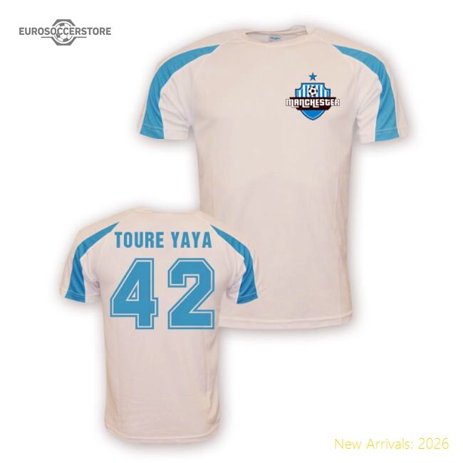 Authentic Yaya Toure Man City Sports Training Jersey (white)
