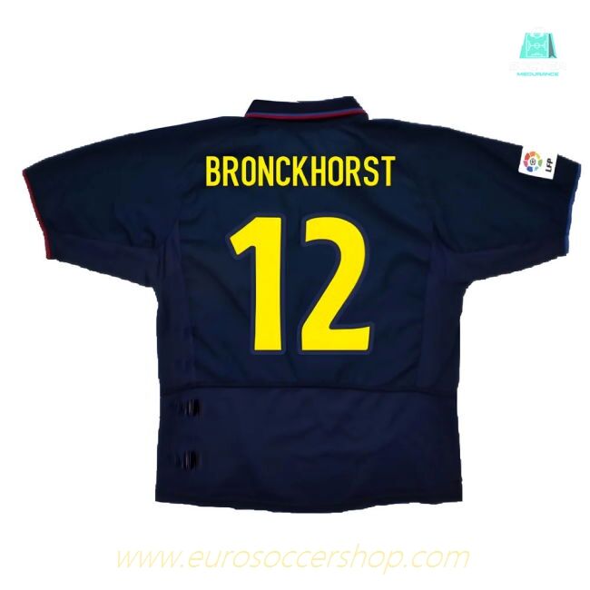 Barcelona 2003-04 Third Shirt ((Very Good) XXL) (Bronckhorst 12)