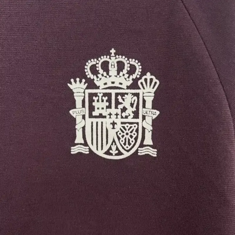 Spain Euro Retro Style Brown Soccer retro kit