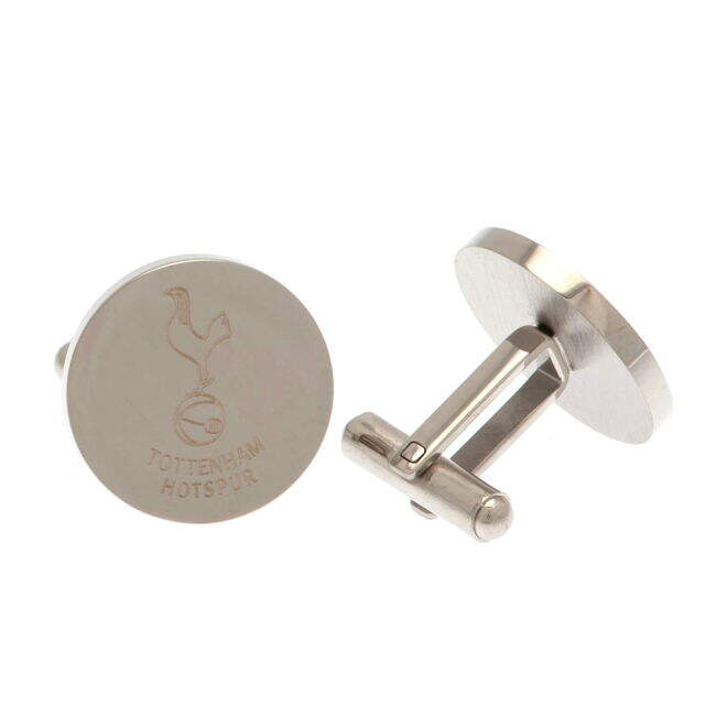 Adult Tottenham Hotspur FC Stainless Steel Round Cufflinks