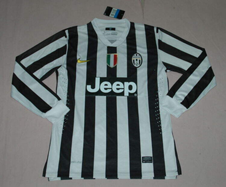 13-14 Juventus Home Long Sleeve Jersey Shirt - Official Replica 1663