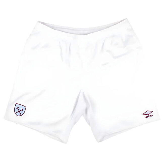 2024-2025 West Ham Home Shorts (White)