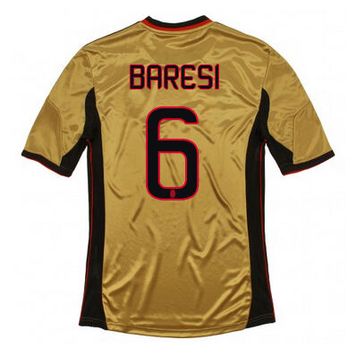 1314 AC Milan 6 Baresi Third Golden Jersey - Official Replica 2792