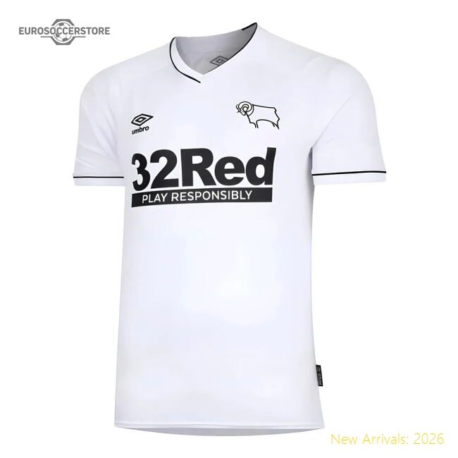 Authentic 2020-2021 Derby County Home Shirt (kids) - Premium Quality