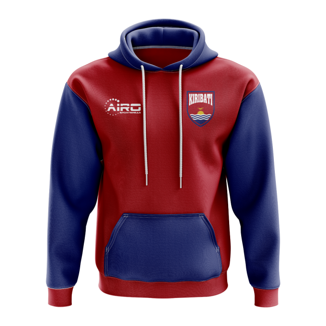 Premium Kiribati Concept Country Football Hoody (Red) Athletic