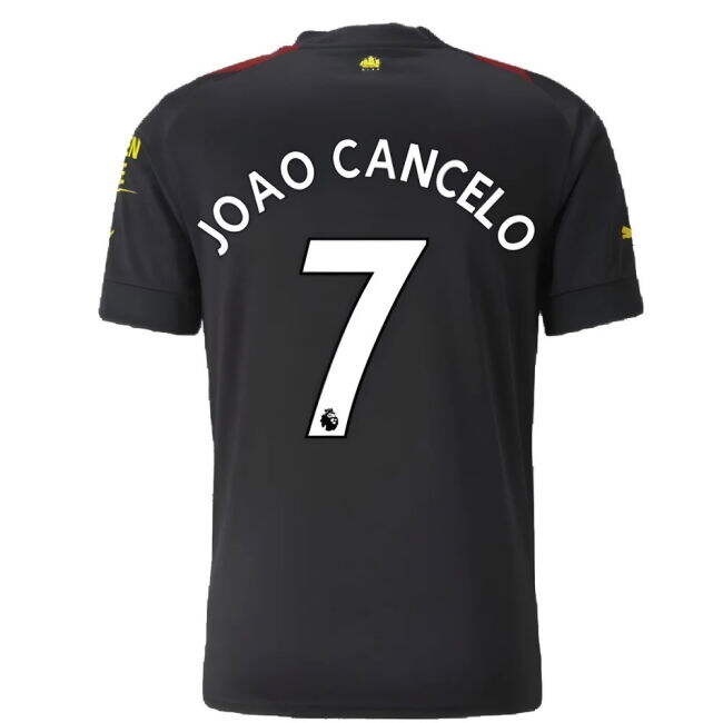 2022-2023 Man City Away Shirt (JOAO CANCELO 7) (Match Day)