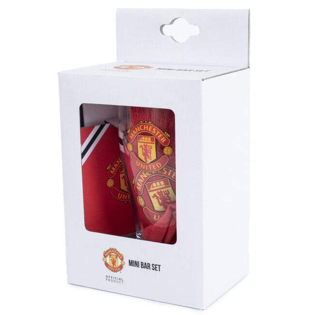 Men's Manchester United FC Core Stripe Mini Bar Set