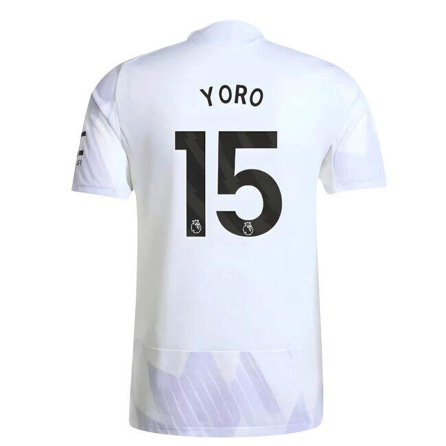 Top-Quality Man Utd 2025-2026 Man Utd Authentic Away Shirt (Yoro 15)