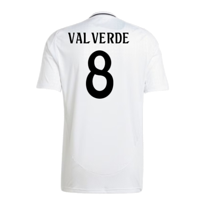 Real Madrid Football Club Unique Item Home Rare Jersey (Valverde 8)