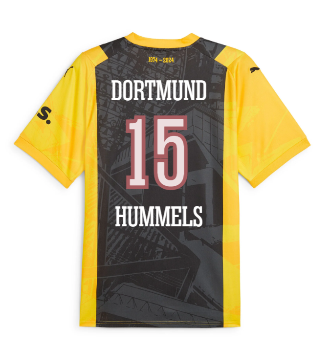 Borussia Dortmund HUMMELS 15 50th Anniversary Commemorative Jersey 2023-2024 Season