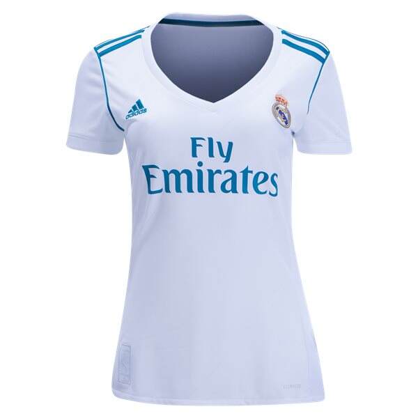 Real Madrid Home 201718 Women's Soccer Jersey Shirt - Official