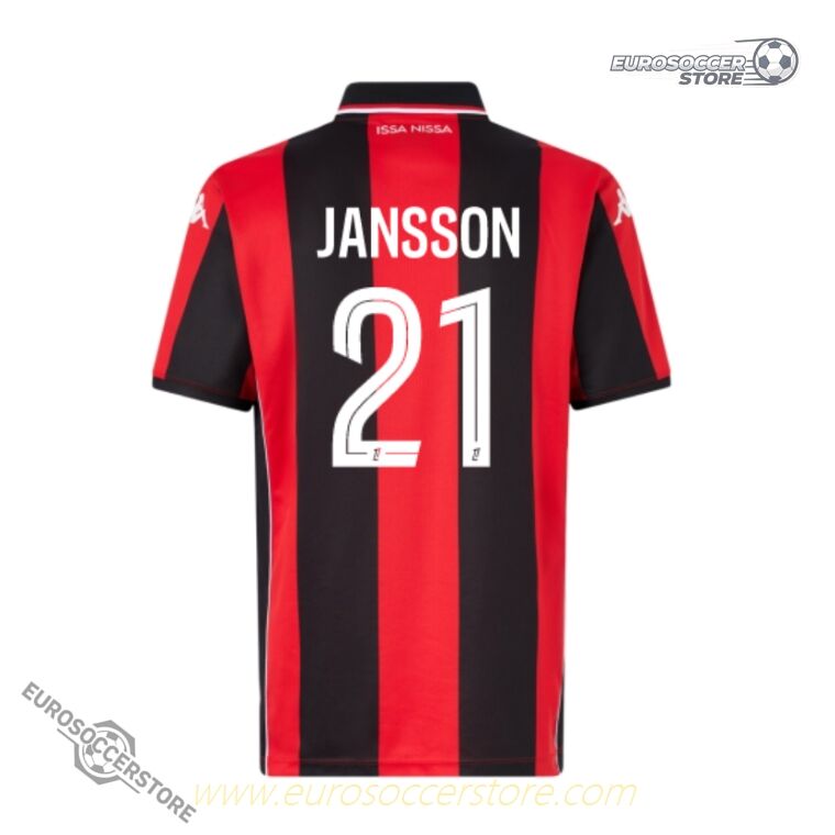 OGC Nice Home JANSSON 25-26 Season 21 Jersey