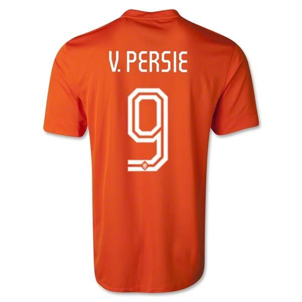 Netherlands 201415 Home Soccer Shirt 9 VPERSIE - Official Replica