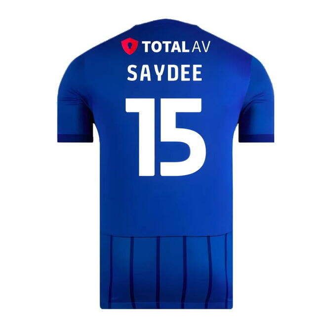 Portsmouth 2024-20 Home Football Shirt with Saydee Printing M S