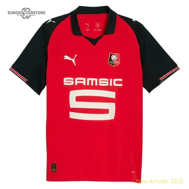 2025-2026 Stade Rennais Home Shirt (wooh 4) - Competitive Price