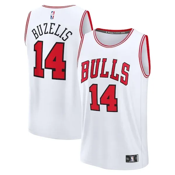Premium-Quality Matas Buzelis CHI Replica Jersey - White