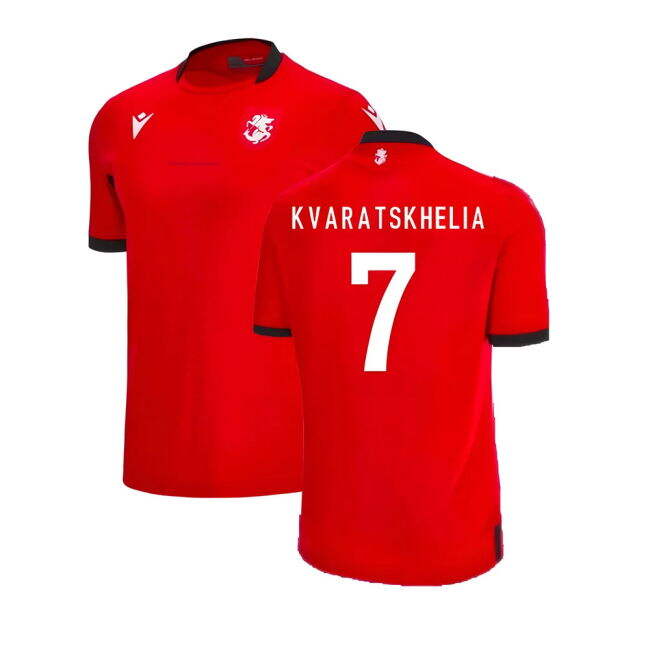 Unique Georgia Third Collector Jersey 2023-2024 (KVARATSKHELIA 7)