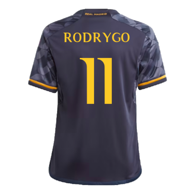 Luxury 2023-2024 Real Madrid Second Jersey (kids) (rodrygo 11)