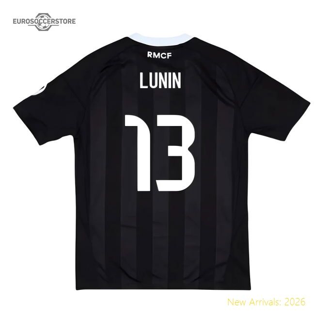 2025-2026 Real Madrid Third Goalkeeper Youth Kit (black) (lunin 13)