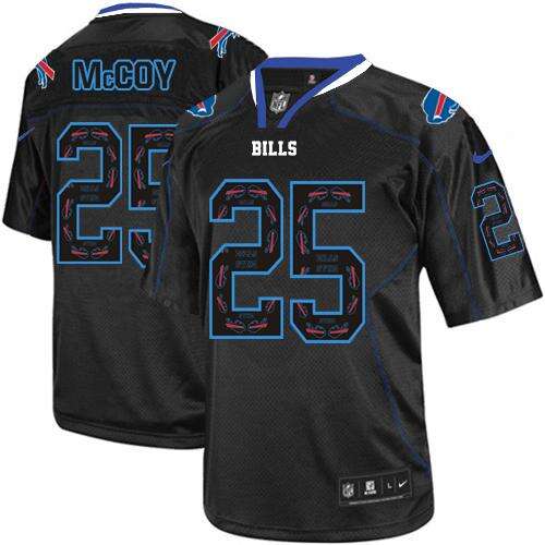 None #None Black Lights Out NFL Elite Jersey authentic