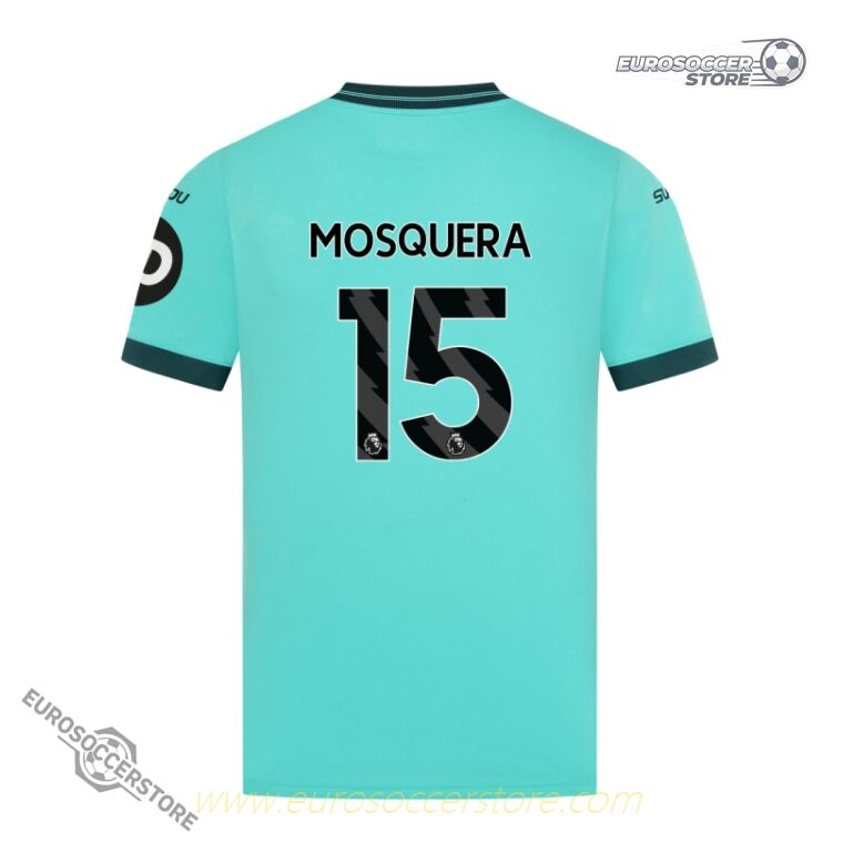 Wolverhampton Wanderers 25-26 Season Away MOSQUERA 15 Football Jersey