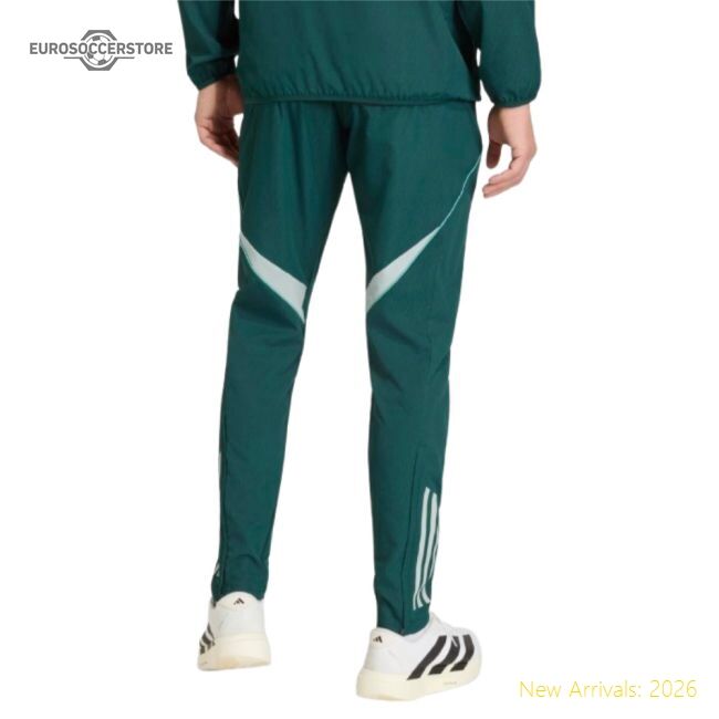 Official 2025-2026 Arsenal Presentation Pants (aurora Ivy) - Premium