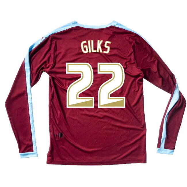 Burnley 2015-16 Long Sleeve Home Shirt ((Excellent) S) (Gilks 22)
