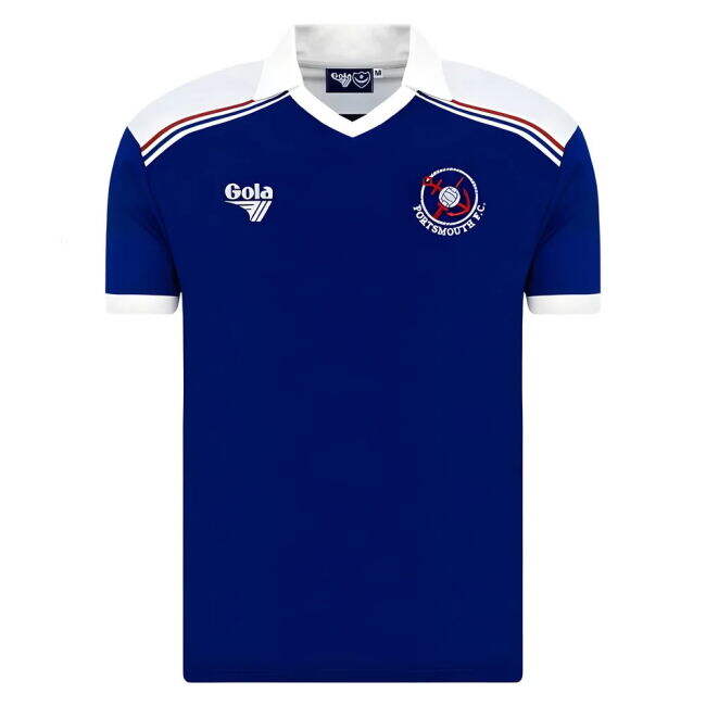Portsmouth 1980-82 Home Retro Shirt (Gola)