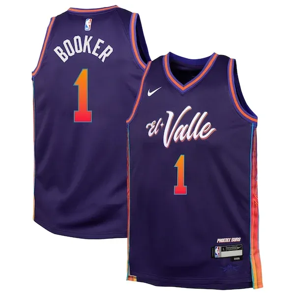 Devin Booker PHX Swingman Jersey - modern high-quality basketball