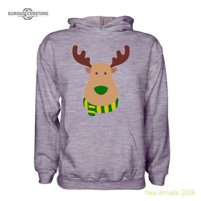 Official Norwich Rudolph Supporters Hoody (grey) - Premium Quality