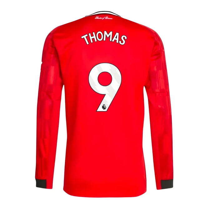Premium-Quality Man Utd Thomas 9 2025 2025-2026 Man Utd Long Sleeve...