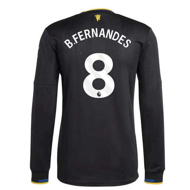 2025-2026 Man Utd Authentic Long Sleeve Third Shirt (B.Fernandes 8)...