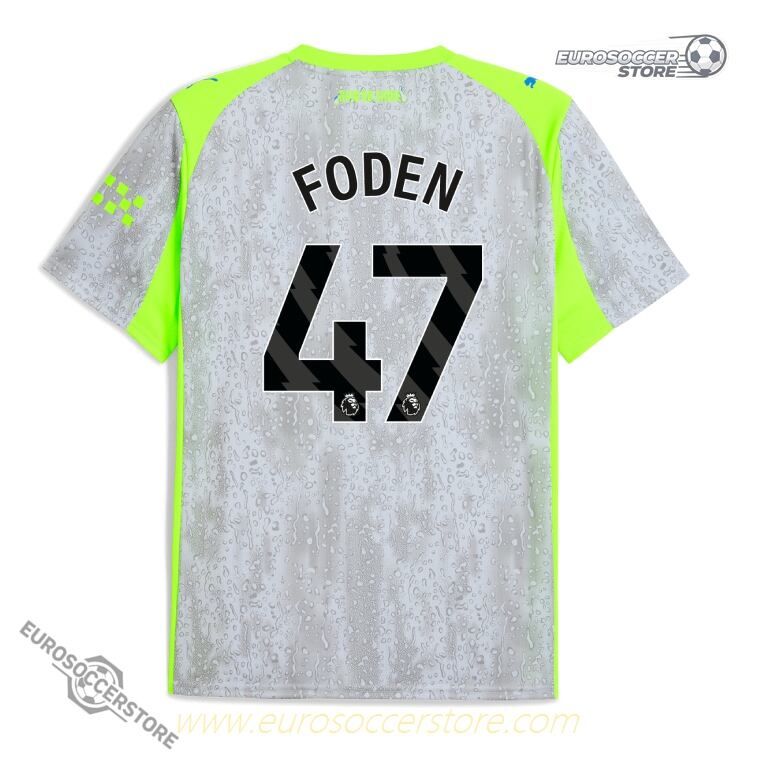 Manchester City 25-26 Third Version FODEN 47 Football Jersey