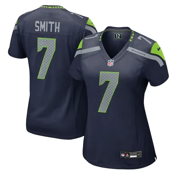 Top-Grade SEA Seahawks Game Jersey - Navy | NFL Fan Apparel | NFL Foot