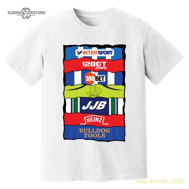Premium Wigan Sponsor History T-shirt (white) - Premium Quality Baby